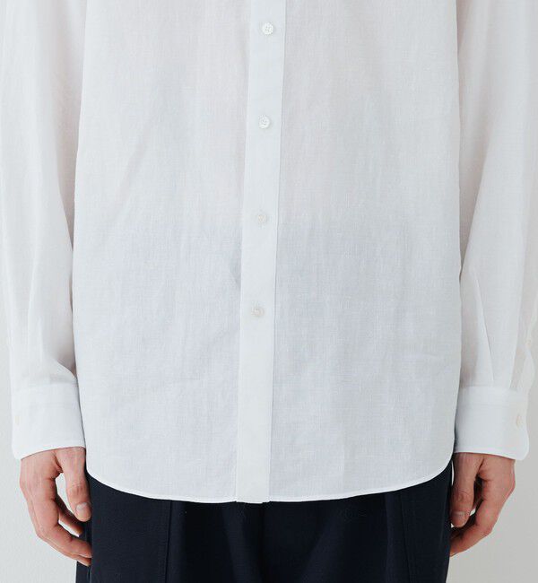 GALERIE VIE「リネン レギュラーカラーシャツ」|シャツ・ブラウス|