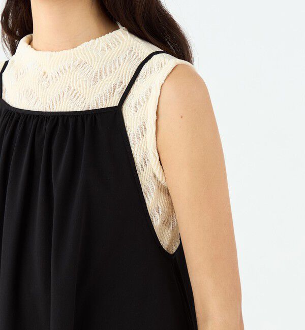 MACPHEE「トリコットジャージ キャミソールワンピース」|ワンピース|