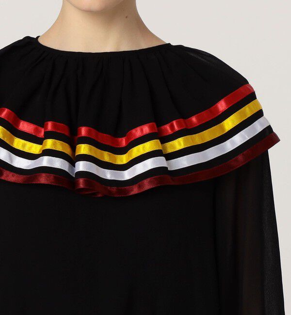 TOMORROWLAND BUYING WEAR「BODE シルク ラッフルカラーブラウス」|シャツ・ブラウス|