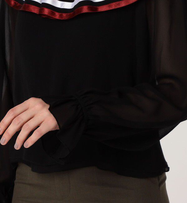 TOMORROWLAND BUYING WEAR「BODE シルク ラッフルカラーブラウス」|シャツ・ブラウス|