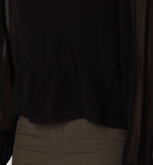 TOMORROWLAND BUYING WEAR「BODE シルク ラッフルカラーブラウス」|シャツ・ブラウス|