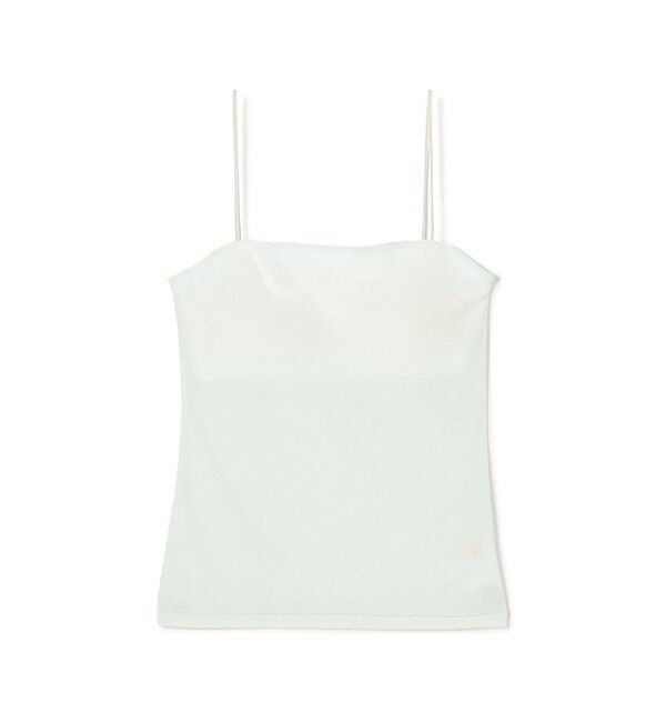 BACCA「inner piece ベロアジャージー カップインキャミソール」|Tシャツ・カットソー|61 ライトブルー