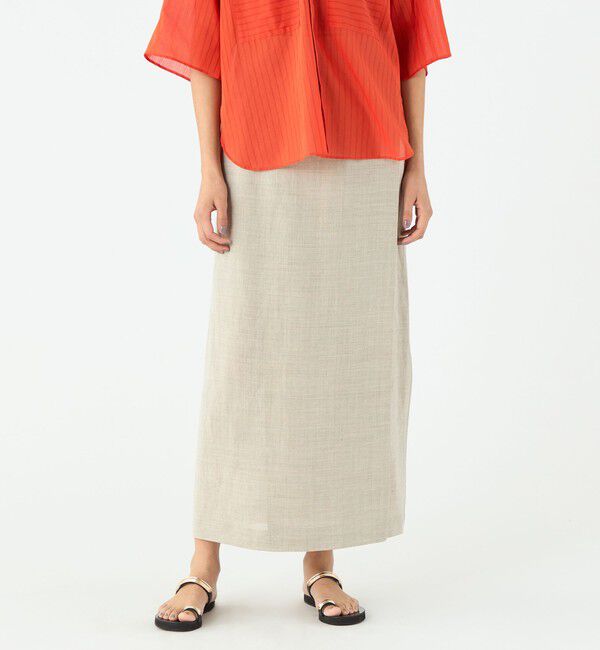 MACPHEE「ラミー マキシスカート」|タイト|