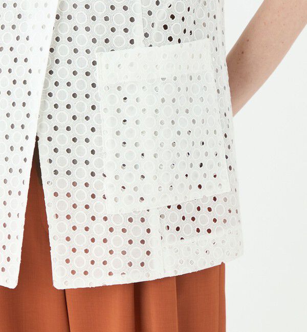 Ballsey「サークルエンブロイダリー ミドルジレ」|ベスト・ジレ|