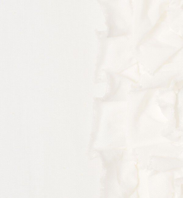 MACPHEE「テンセルリヨセルローン フロントフリルブラウス」|シャツ・ブラウス|