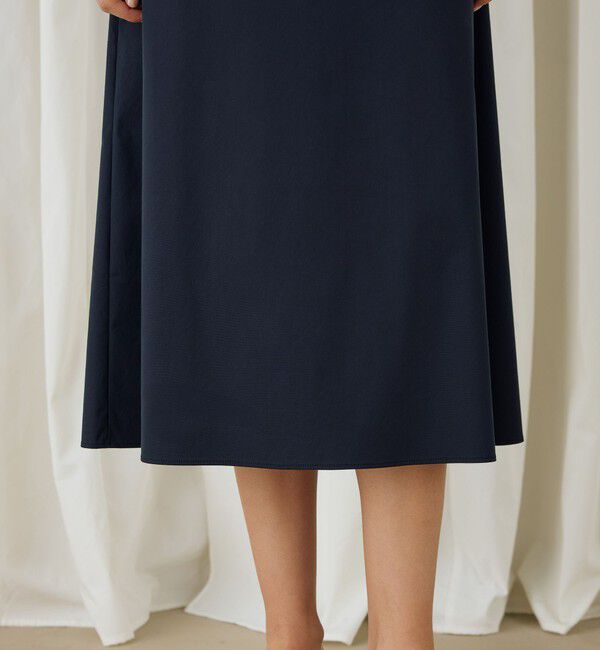 DES PRES「コットンストレッチポプリン フィットフレアサマードレス」|ワンピース|