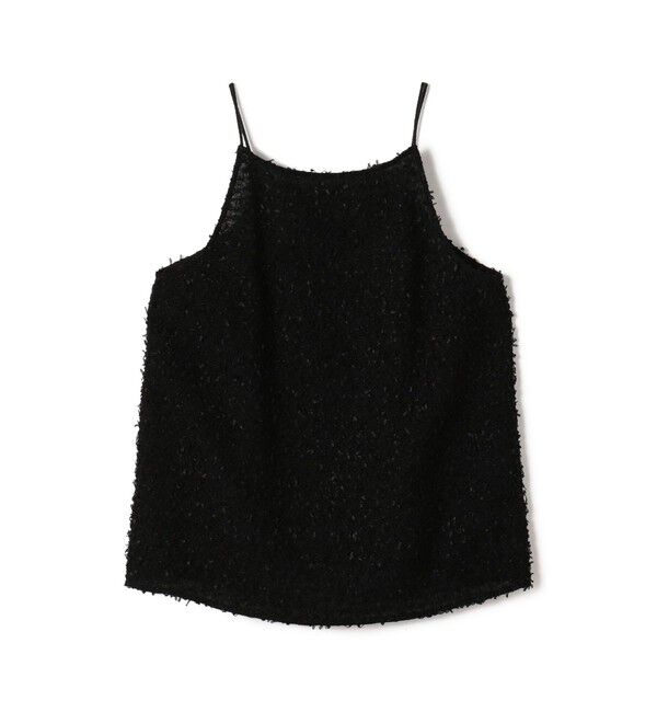 Ballsey「ファンシーヤーンツイード アメリカンスリーブキャミソール」|キャミソール|19 ブラック
