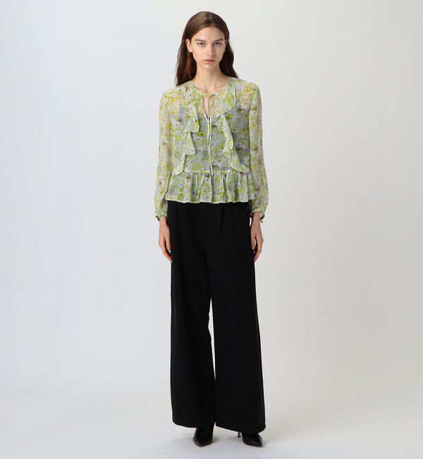 TOMORROWLAND GOODS「BAUM UND PFERDGARTEN MIKAELA シフォンブラウス」|シャツ・ブラウス|