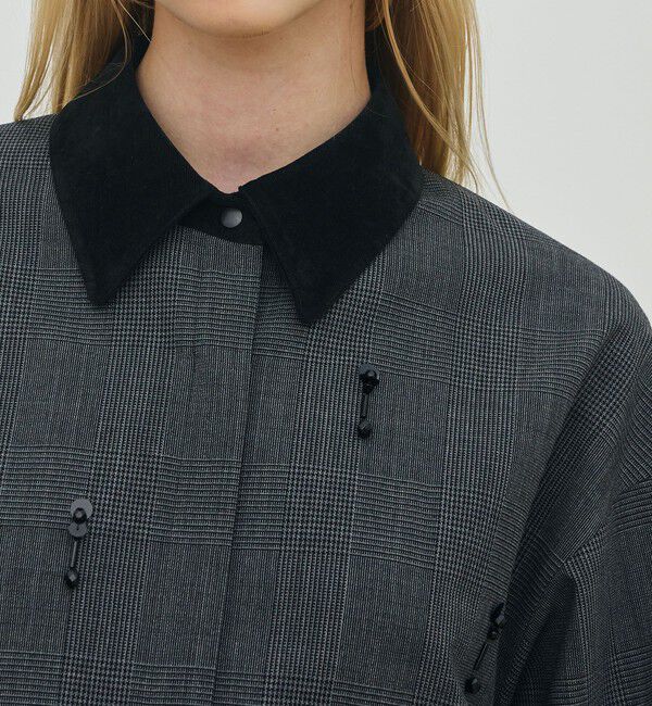 DES PRES「ソフトウールオックスフォード ショートシャツブルゾン」|ブルゾン・スタジャン|