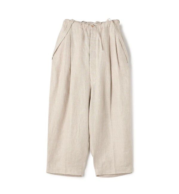 TOMORROWLAND BUYING WEAR「HAVERSACK ATTIRE リネン ワイドテーパード サロペットパンツ」|その他|41 ライトベージュ