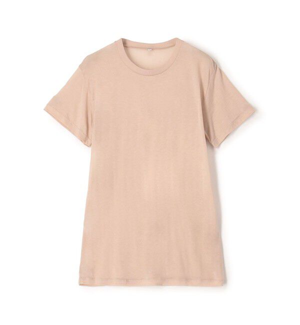 TOMORROWLAND GOODS「BASERANGE バンブー クルーネックプルオーバー」|Tシャツ・カットソー|41 ライトベージュ