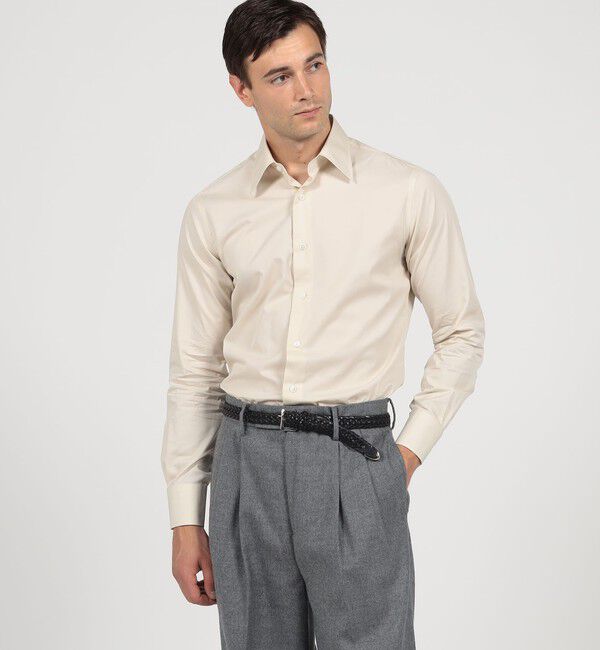 TOMORROWLAND MENS「120/2スーピマコットンブロード レギュラーカラー ドレスシャツ」|シャツ・ブラウス|