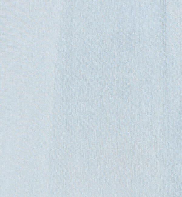 BACCA「コットンオーガンジー バンドカラーコンビシャツ」|シャツ・ブラウス|