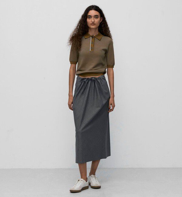 BACCA「ウールトロピカル ギャザースカート」|スカート|