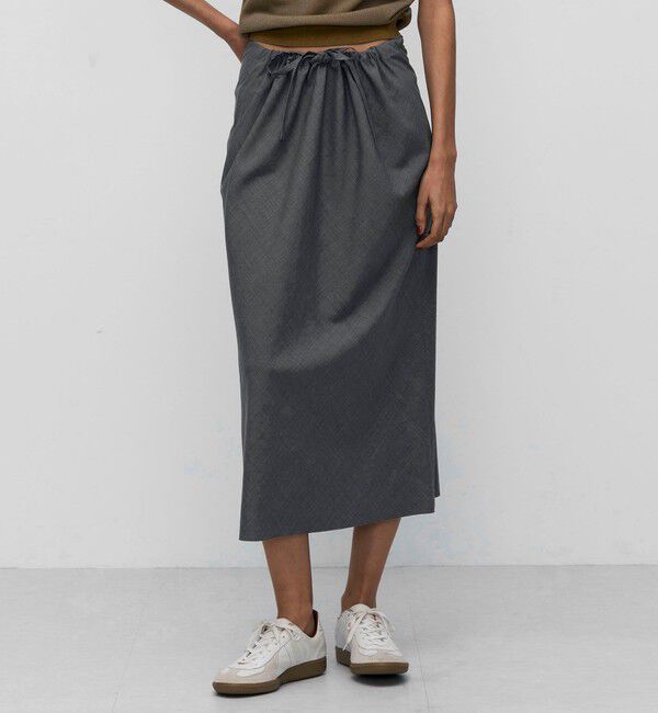 BACCA「ウールトロピカル ギャザースカート」|スカート|