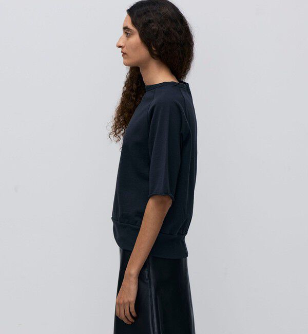 BACCA「ソフトコットン ハーフスリーブプルオーバー」|スウェット・ジャージ|