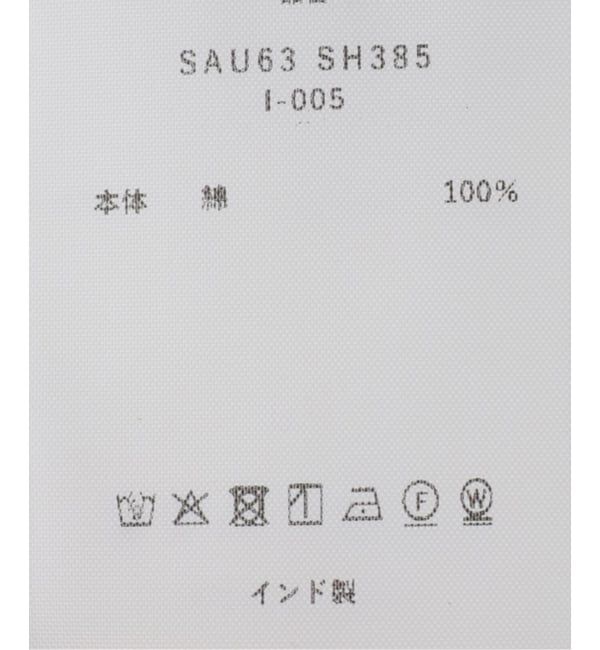  「SEEALL MINIMAL WESTERN SHIRT SAU63 SH385：シャツ」|シャツ・ブラウス|