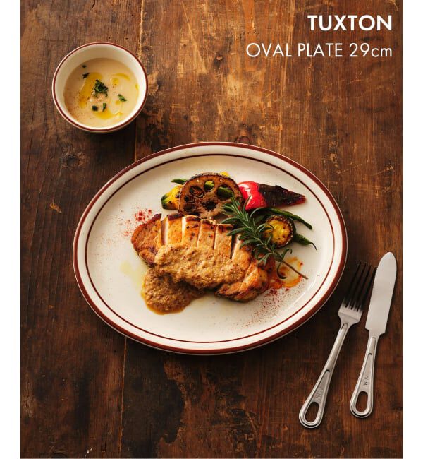ACME「《予約》【TUXTON/タクストン】 OVAL PLATE 29cm BR」|食器・キッチングッズ|ブラウン