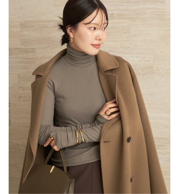 Plage「《追加》super100s jersey turtle ニット」|Tシャツ・カットソー|ブラウン D