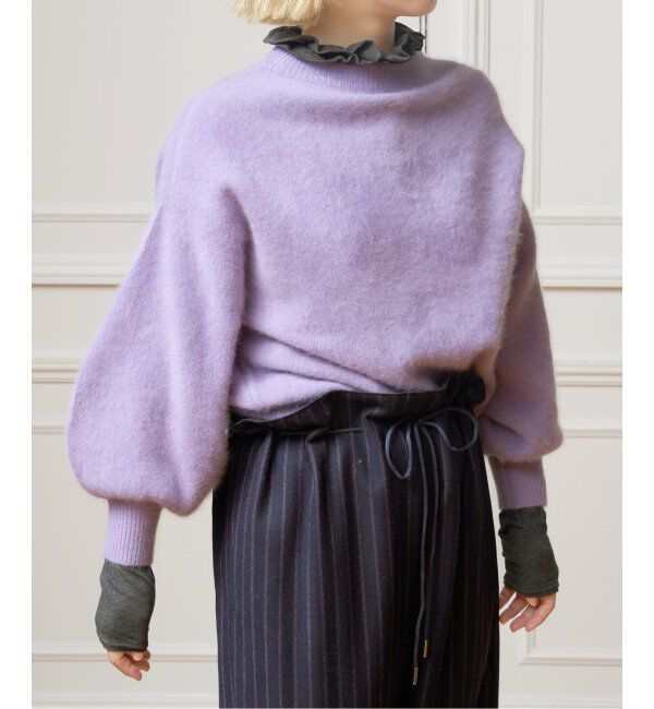 IENA LA BOUCLE「IENA LA BOUCLE ファーニットプルオーバー」|ニット・セーター|