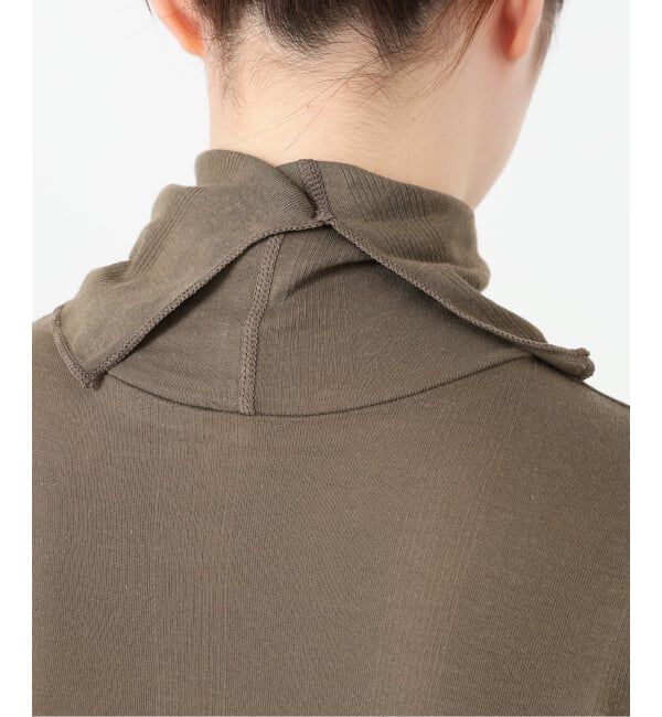 SLOBE IENA「《追加》miller/ミラー SLOBE別注 SHEER RIB タートルネック」|Tシャツ・カットソー|