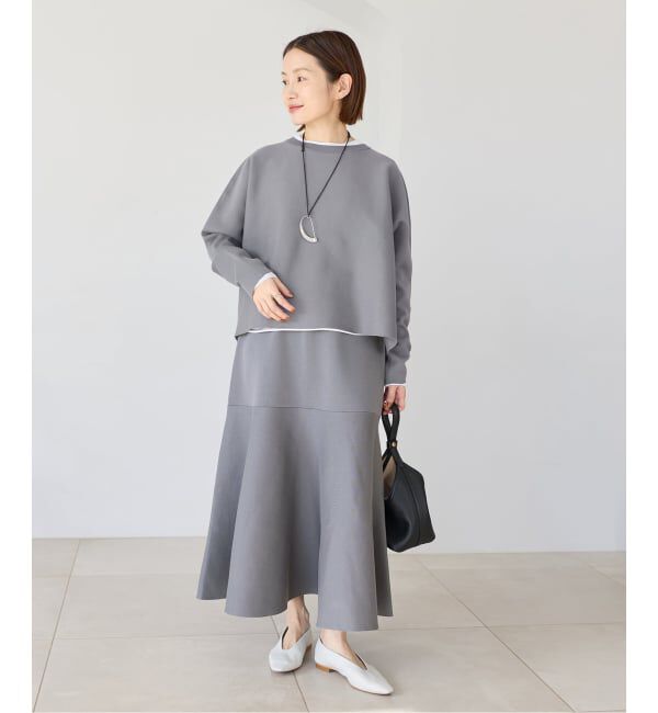 IENA「《新色/追加》ファインコットンスムースプルオーバー」|ニット・セーター|