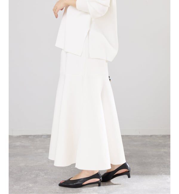 IENA「ファインコットンスムーススカート」|スカート|