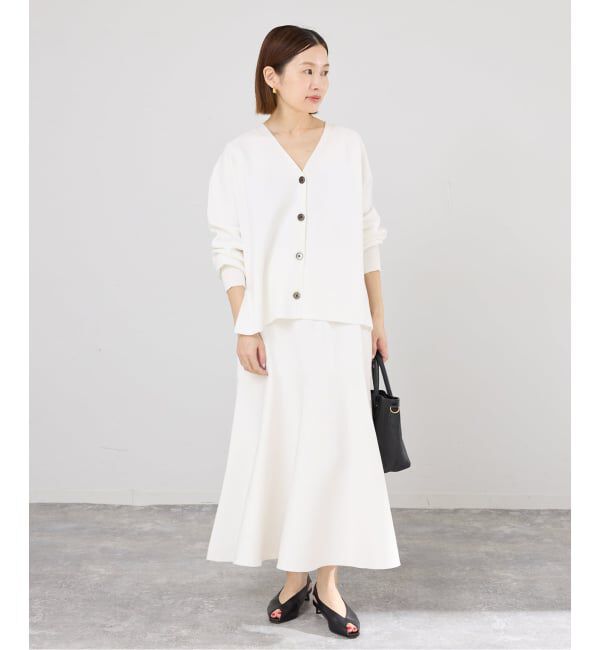 IENA「ファインコットンスムーススカート」|スカート|
