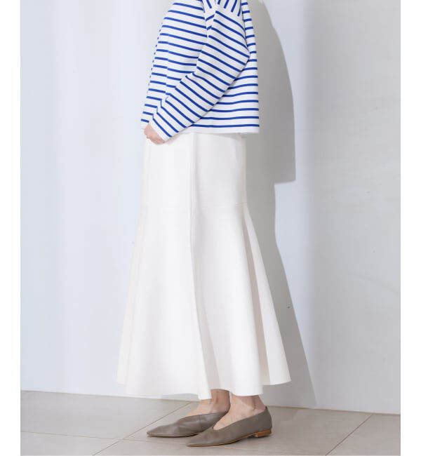 IENA「ファインコットンスムーススカート」|スカート|