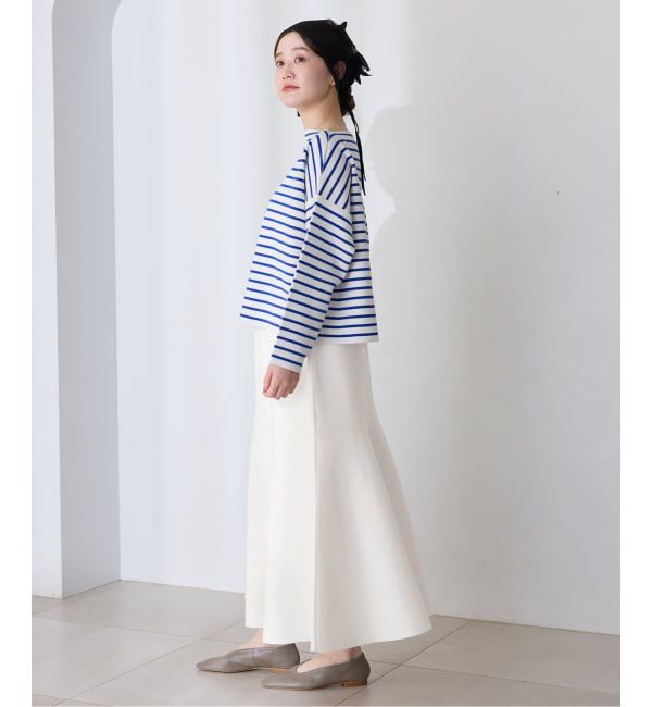 IENA「ファインコットンスムーススカート」|スカート|