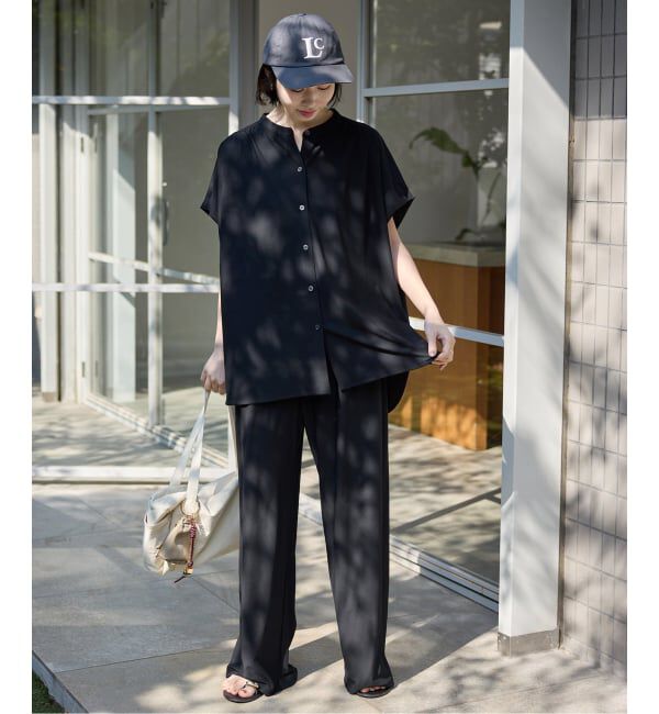 SLOBE IENA「《2枚セット/予約》カットジョーゼットセットアップ」|Tシャツ・カットソー|