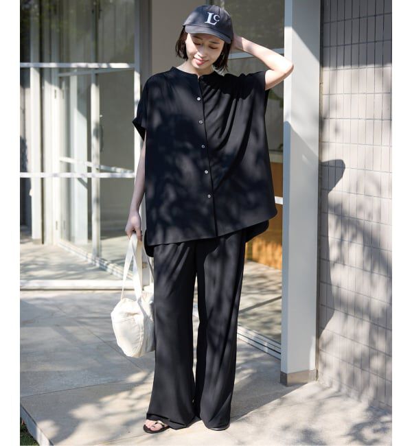 SLOBE IENA「《2枚セット/予約》カットジョーゼットセットアップ」|Tシャツ・カットソー|