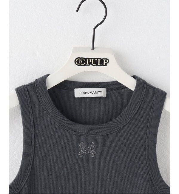 PULP「【999HUMANITY / 999ヒューマニティ】RIBBED LOGO SLEEVELESS」|Tシャツ・カットソー|