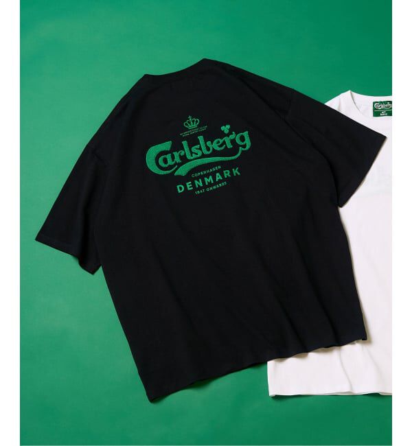 417 EDIFICE「《追加》CARLSBERG &times; 417 GRAPHIC Tシャツ」|Tシャツ・カットソー|ブラック