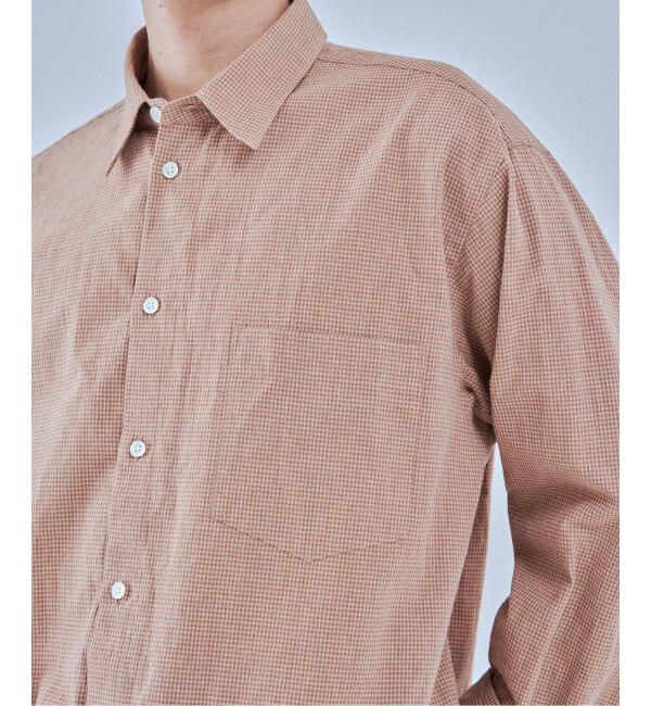 EDIFICE「コットンリネン ギンガム レギュラー シャツ」|シャツ・ブラウス|