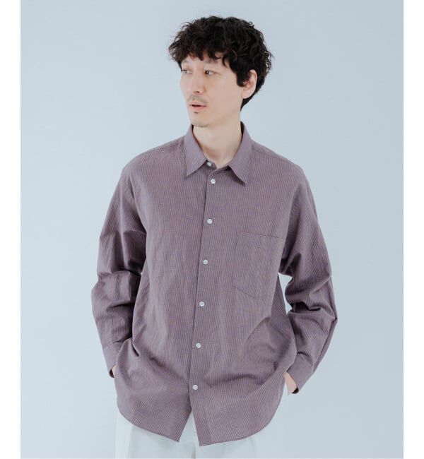 EDIFICE「コットンリネン ギンガム レギュラー シャツ」|シャツ・ブラウス|