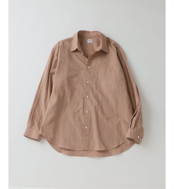 EDIFICE「コットンリネン ギンガム レギュラー シャツ」|シャツ・ブラウス|