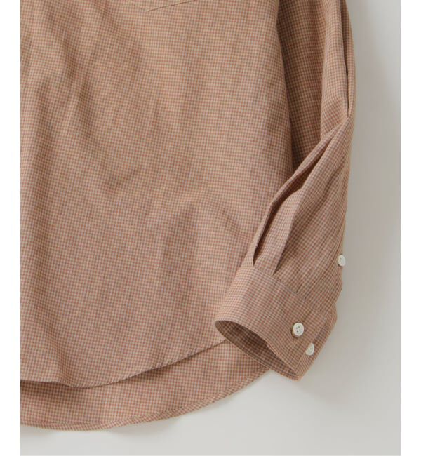 EDIFICE「コットンリネン ギンガム レギュラー シャツ」|シャツ・ブラウス|
