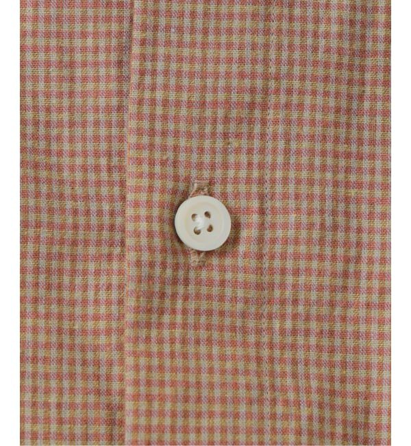 EDIFICE「コットンリネン ギンガム レギュラー シャツ」|シャツ・ブラウス|