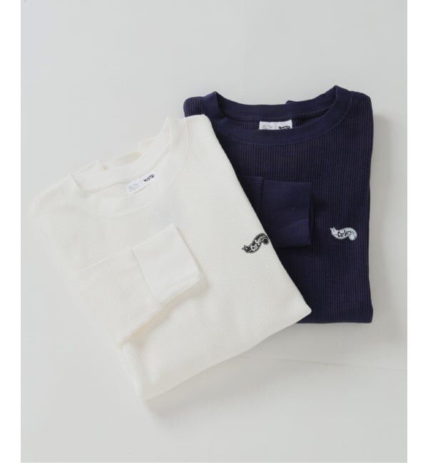 PULP「CarService / カーサービス&times;FRUITOFTHEROOM / 2P THERMAL LS（2枚セット）」|Tシャツ・カットソー|ネイビー