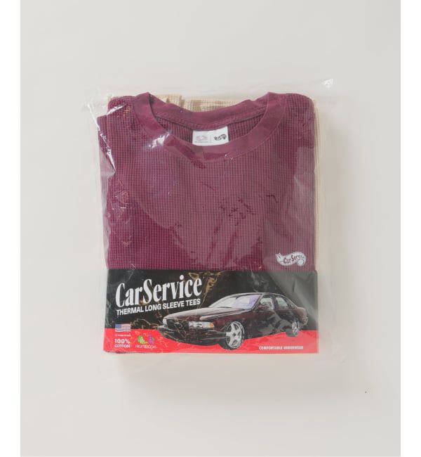 PULP「CarService / カーサービス&times;FRUITOFTHEROOM / 2P THERMAL LS（2枚セット）」|Tシャツ・カットソー|