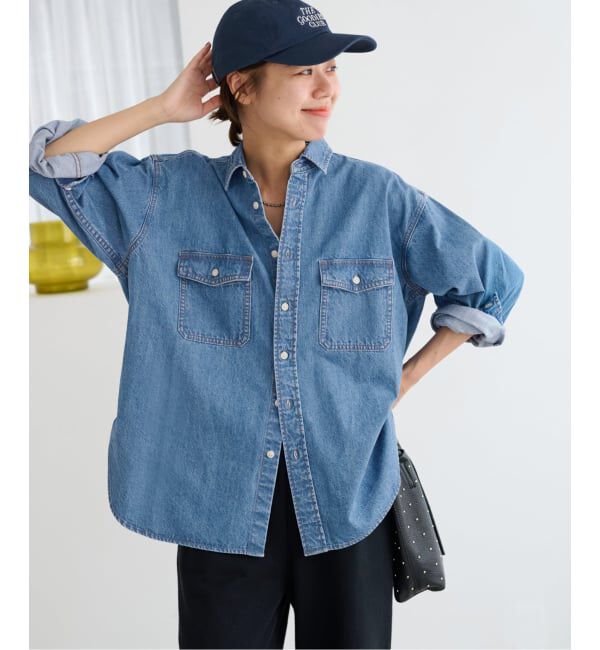 JOURNAL STANDARD relume「《追加3》9oz デニムワークシャツ」|シャツ・ブラウス|