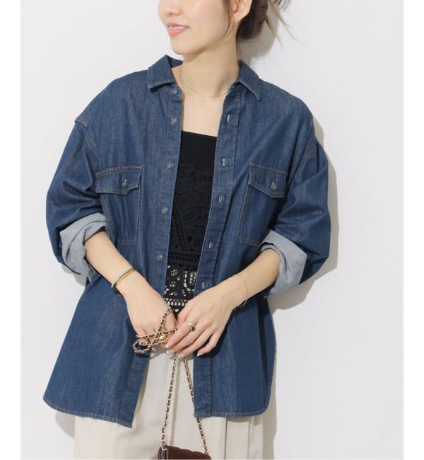 JOURNAL STANDARD relume「《追加3》9oz デニムワークシャツ」|シャツ・ブラウス|