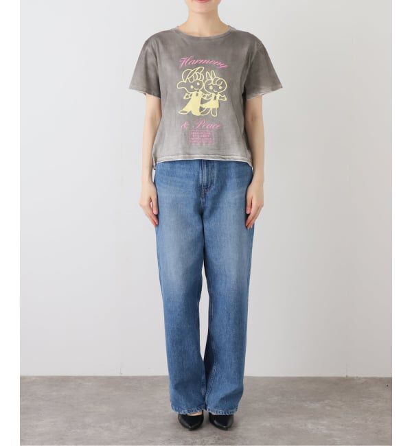 Oriens JOURNAL STANDARD「【Ashley Williams 】WASHED GREY CROPPED T-SH AWAW250098」|Tシャツ・カットソー|