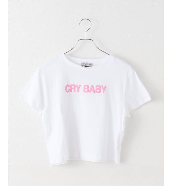 Oriens JOURNAL STANDARD「【Ashley Williams / アシュリー・ウィリアムズ】 WHITE CROPPED T-SHIRT AWAW250100」|Tシャツ・カットソー|