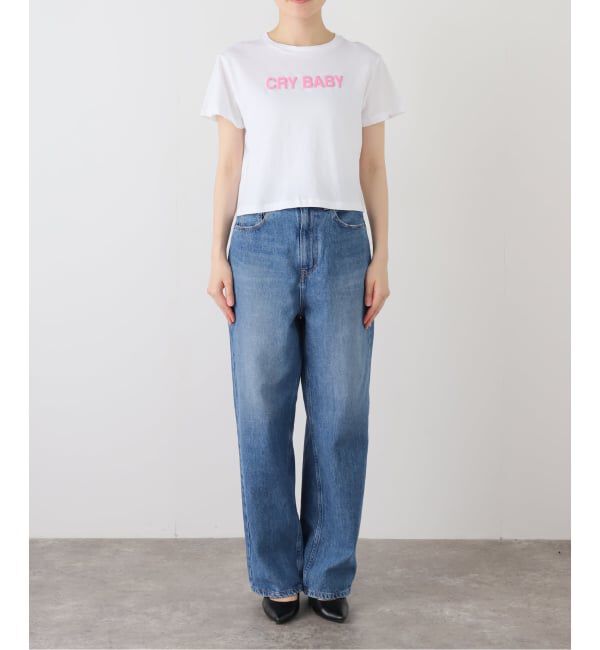 Oriens JOURNAL STANDARD「【Ashley Williams / アシュリー・ウィリアムズ】 WHITE CROPPED T-SHIRT AWAW250100」|Tシャツ・カットソー|