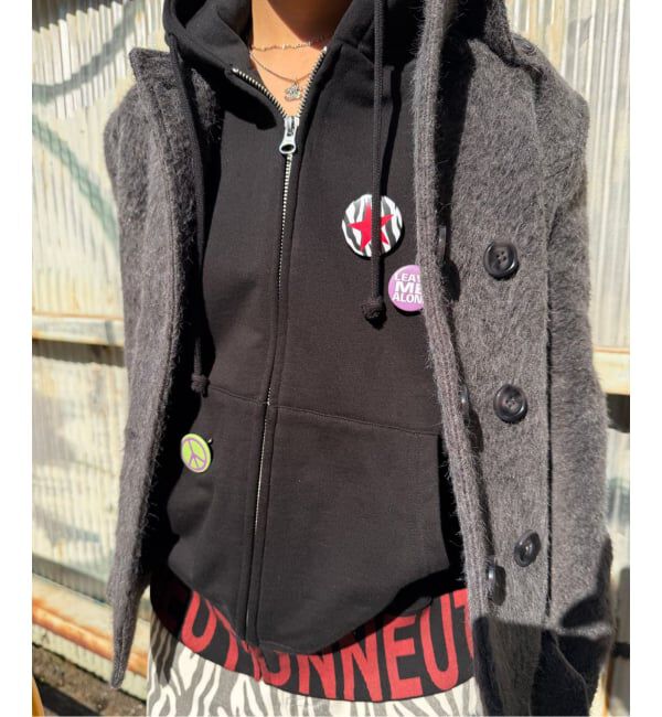 Oriens JOURNAL STANDARD「フーディーwith バッジ」|パーカー|ブラック