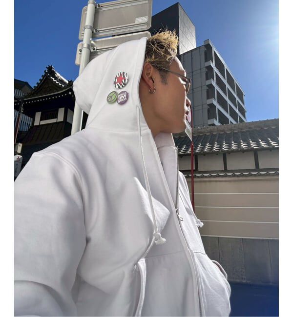 Oriens JOURNAL STANDARD「フーディーwith バッジ」|パーカー|