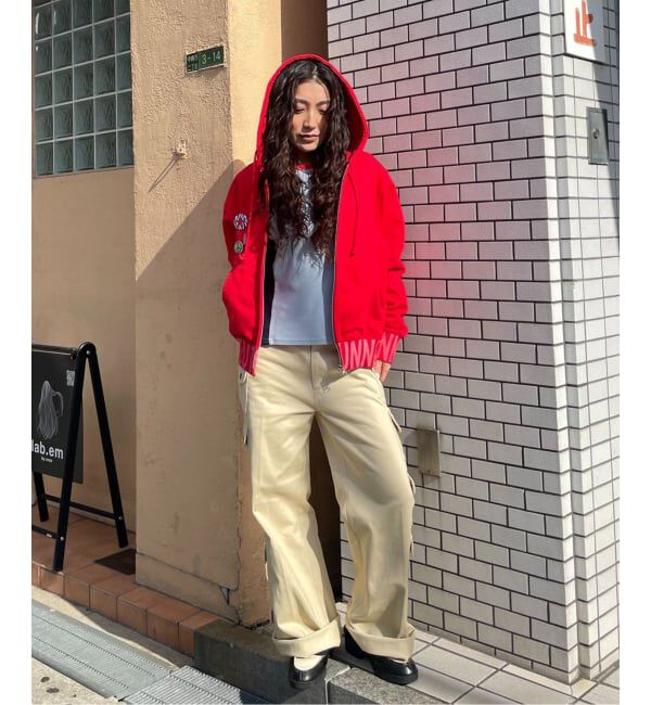 Oriens JOURNAL STANDARD「フーディーwith バッジ」|パーカー|