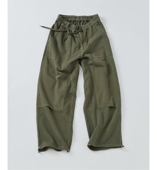 JOURNAL STANDARD relume「ループスウェット ダブルニー イージーパンツ」|その他|カーキ